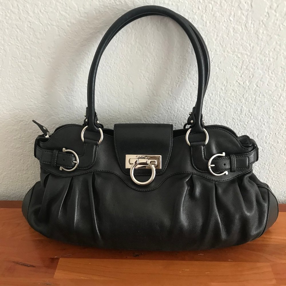 Salvatore Ferragamo Marisa Top Handle Shoulder Bag